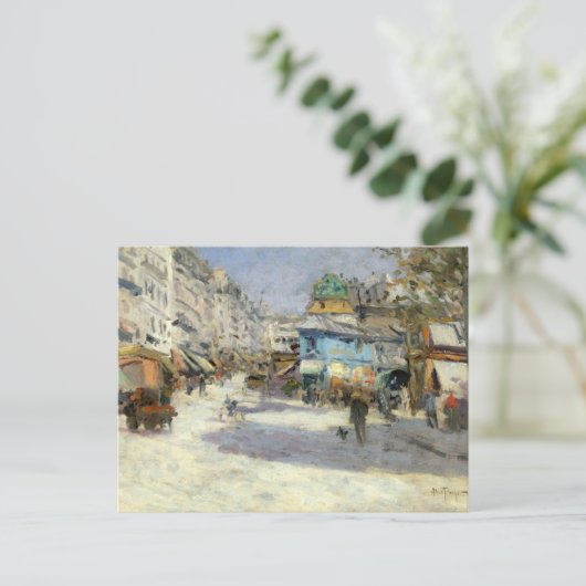 straten van Parijs | Louis Abel-Truchet Briefkaart (Staand voorkant)