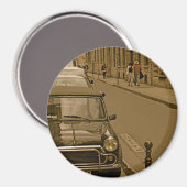 Straten van Paris Magnet (Voorkant / Achterkant)