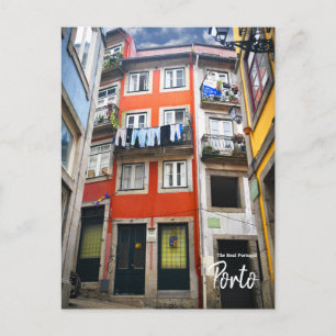 Straten van Porto-Portugal Briefkaart