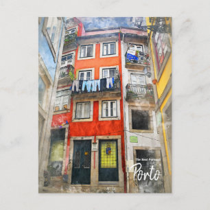 Straten van Porto- Portugal  Briefkaart