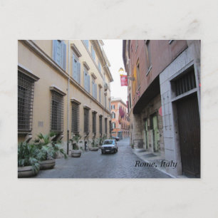 Straten van Rome, Italië Briefkaart