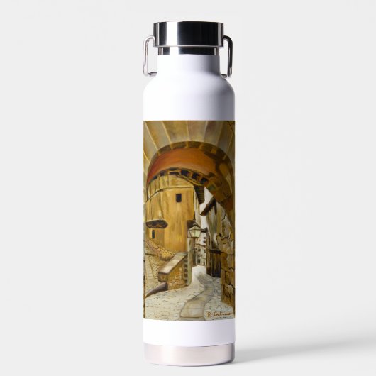 Straten van Spanje Waterfles (Voorkant)