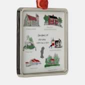 Stratford 375 in kleur metalen ornament (Rechts)