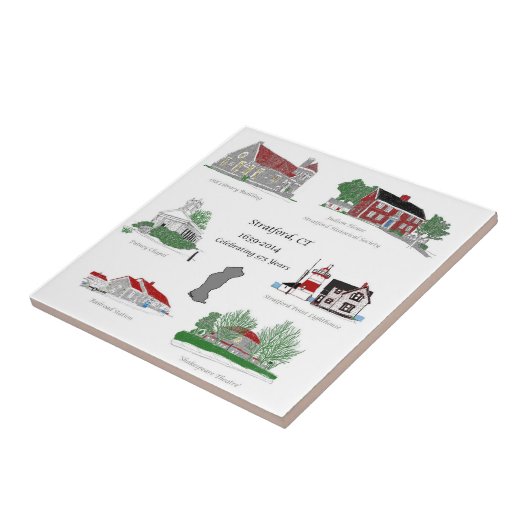 Stratford 375 in kleur tegeltje (Zijkant)