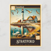 Stratford, Connecticut |  BRIEFKAART (Voorkant)