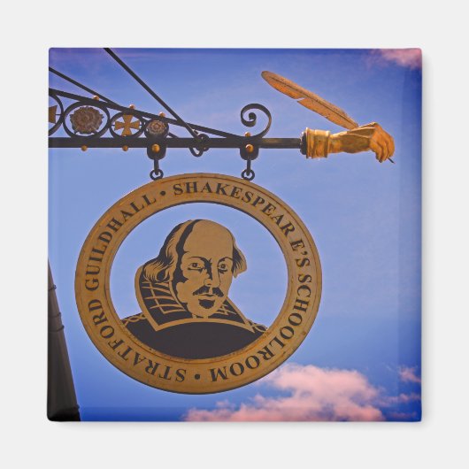 Stratford Guildhall Shakespeare's School Room Magneet (Voorkant)
