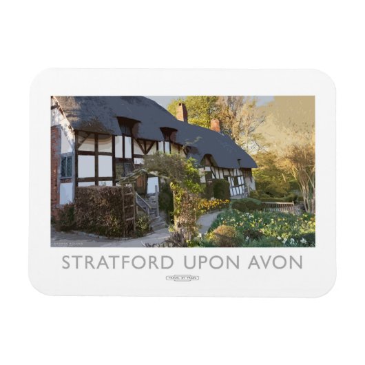 Stratford on Avon Railway Poster Magneet (Horizontaal)