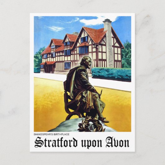 Stratford on Avon, shakespear's geboorteplaats Briefkaart (Voorkant)