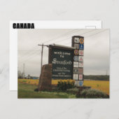 Stratford Ontario Canada Briefkaart (Voorkant / Achterkant)
