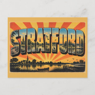 Stratford PEI Rivierfront Wandelpaden Vogelspotten Briefkaart