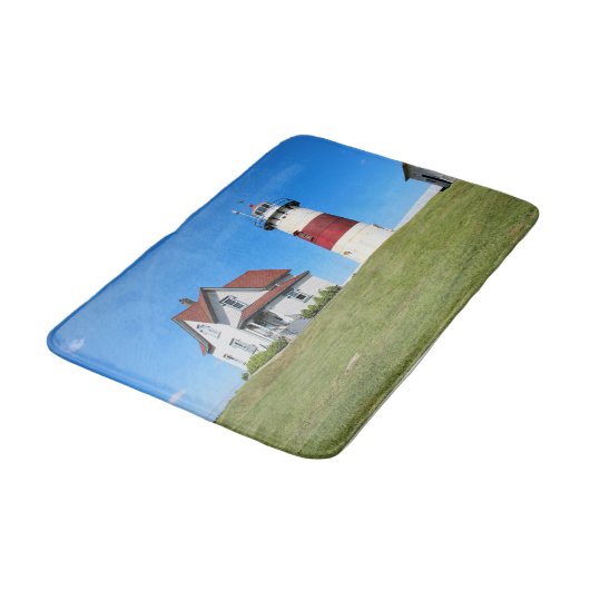 Stratford Point Lighthouse, Connecticut Badmat (Gekanteld)