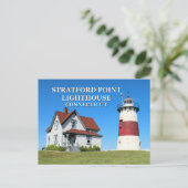 Stratford Point Lighthouse, Connecticut Briefkaart (Staand voorkant)