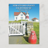 Stratford Point Lighthouse, Connecticut Briefkaart (Voorkant)