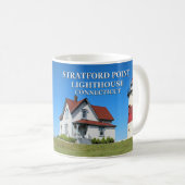 Stratford Point Lighthouse, Connecticut Mok (Voorkant rechts)