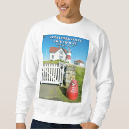 Stratford Point Lighthouse Connecticut Sweatshirt