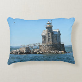Stratford Shoal Lighthouse, Connecticut Accent Kussen