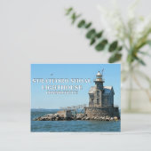 Stratford Shoal Lighthouse, Connecticut Briefkaart (Staand voorkant)