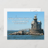 Stratford Shoal Lighthouse, Connecticut Briefkaart (Voorkant / Achterkant)