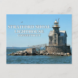 Stratford Shoal Lighthouse, Connecticut Briefkaart