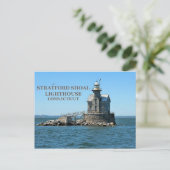 Stratford Shoal Lighthouse, Connecticut Briefkaart (Staand voorkant)