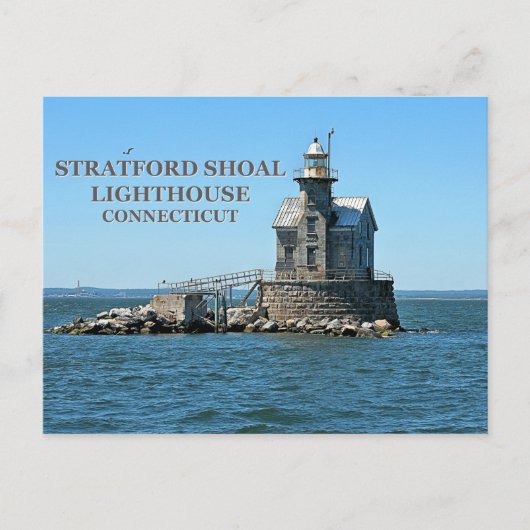 Stratford Shoal Lighthouse, Connecticut Briefkaart (Voorkant)