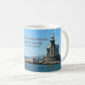 Stratford Shoal Lighthouse, Connecticut Koffiemok (Voorkant rechts)
