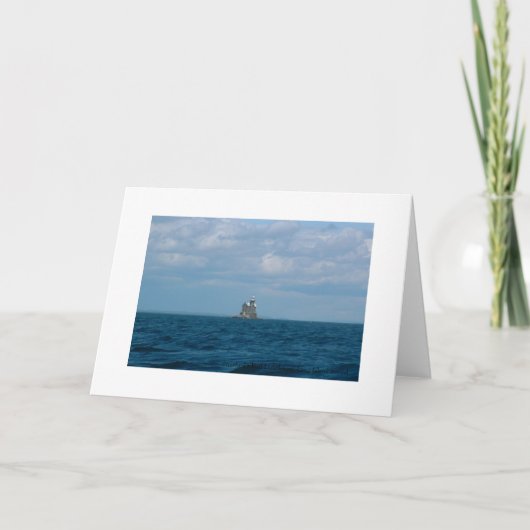 Stratford Shoal Lighthouse, Long Island Sound Kaart (Voorkant)