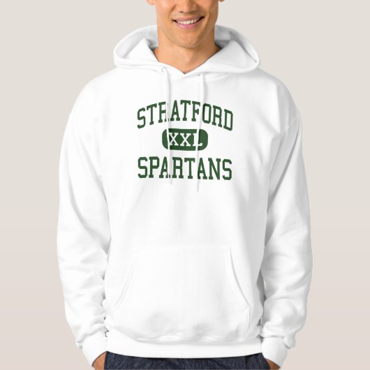 Stratford - Spartans - High School - Houston Texas Hoodie (Voorkant)
