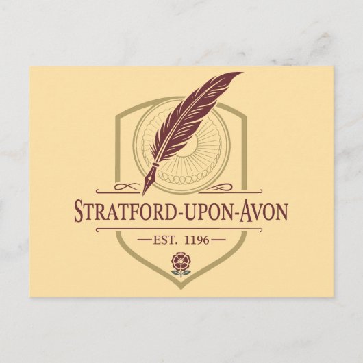 Stratford-upon-Avon England Briefkaart (Voorkant)