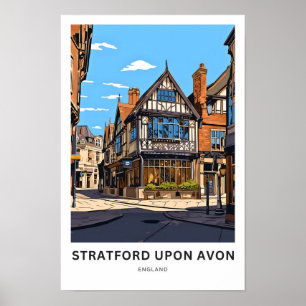 Stratford Upon Avon England Reisprint Poster