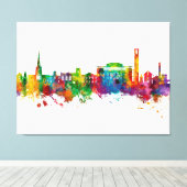 Stratford-upon-Avon England Skyline Canvas Afdruk (Insitu (Houten vloer))