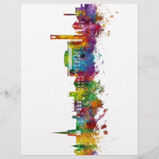 Stratford-upon-Avon England Skyline Flyer (Voorkant)