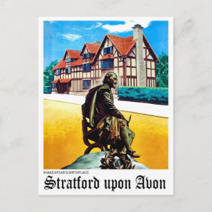 Stratford upon Avon, geboorteplaats van Shakespear Briefkaart