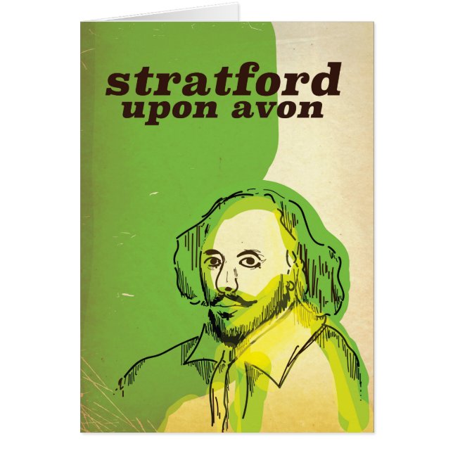 Stratford upon Avon oude stijl reisposter (Voorkant)