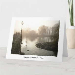 Stratford-upon-Avon rivier scène Kaart