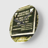 Stratford-upon-Avon Shakespeare's geboorte Gibney Ronde Klok (Hoek)