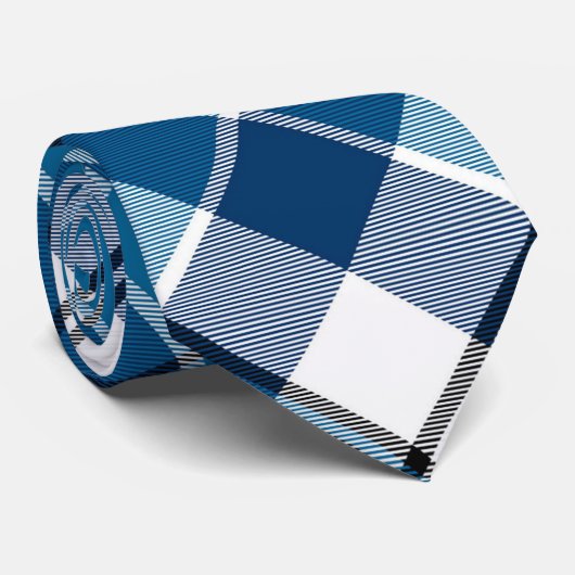 Strathclyde District Tartan. Stropdas (Opgerold)