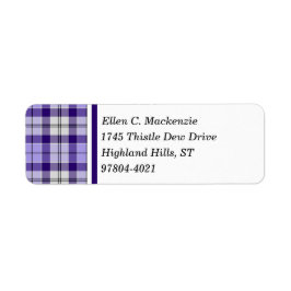 Strathclyde Scotland District Tartan Etiket