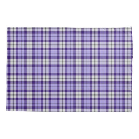 Strathclyde Scotland District Tartan Paarse Plaid Kussensloop (Achterkant)