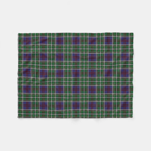 Strathclyde University Tartan Fleece Deken (Voorkant (Horizontaal))