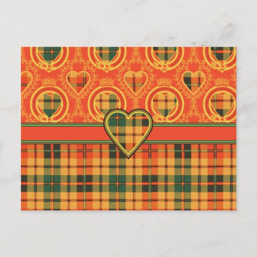 Strathearn Scottish Tartan Briefkaart (Voorkant)