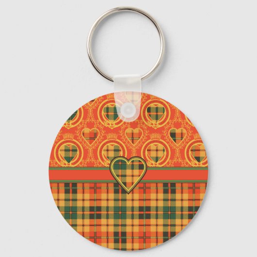Strathearn Scottish Tartan Sleutelhanger (Voorkant)