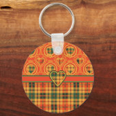 Strathearn Scottish Tartan Sleutelhanger (Voorkant)