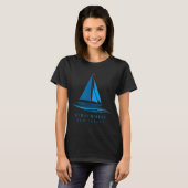 Strathmere - New Jersey - Zeilboot Souvenir T-shirt (Voorkant volledig)