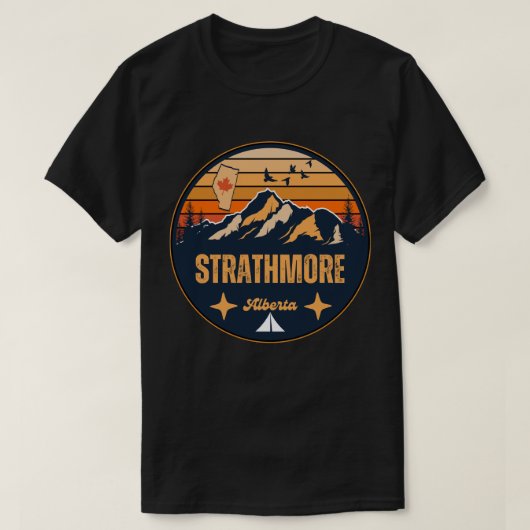Strathmore, Alberta T-shirt (Design voorkant)