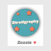 stratigrafie sticker (Vel)