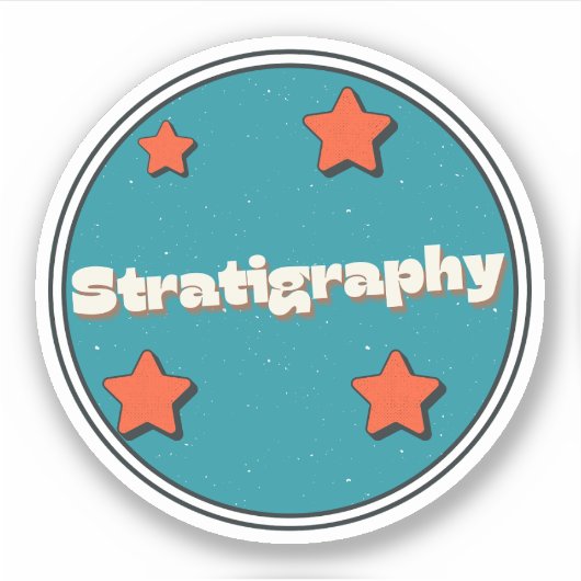 stratigrafie sticker (Voorkant)