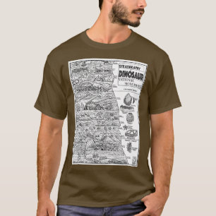 Stratigrafie van het nationaal monument Dinosaur T-shirt