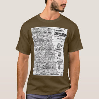 Stratigrafie van het nationaal monument Dinosaur T-shirt