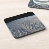 Stratocumulus wolken boven de Stille Oceaan. Bier Onderzetter (Linkerzijde)